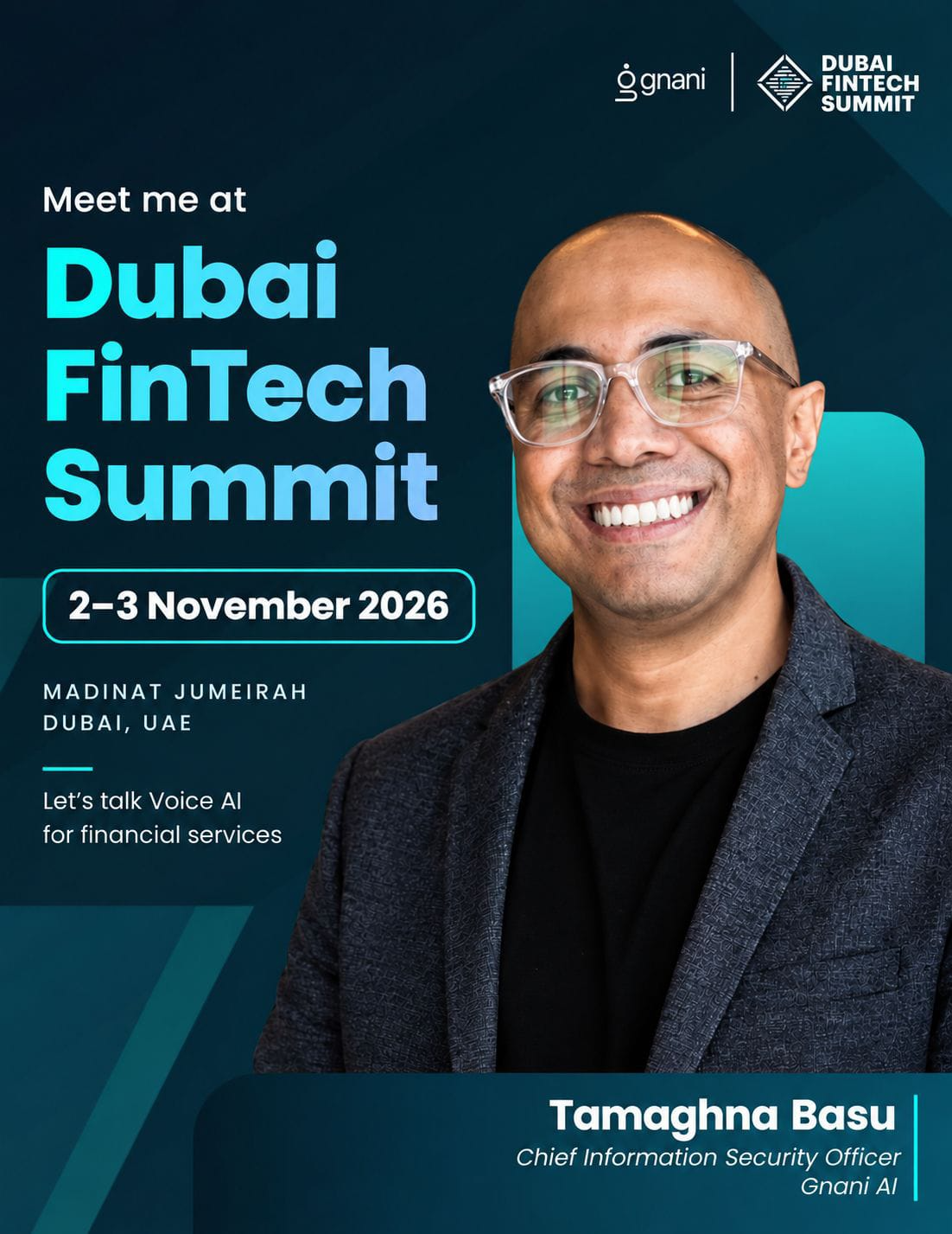 Dubai FinTech Summit 2026 — Sovereign AI & Voice AI